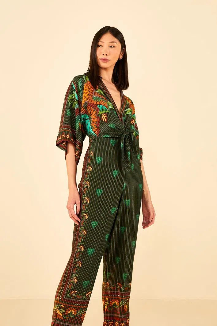 Farm Rio Leopards Dream Jumpsuit