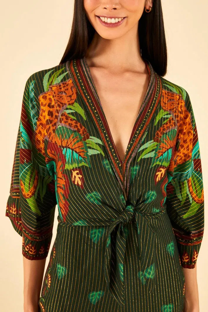 Farm Rio Leopards Dream Jumpsuit