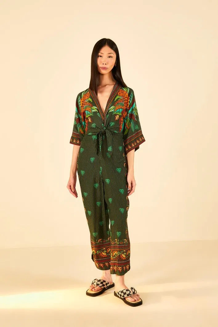 Farm Rio Leopards Dream Jumpsuit