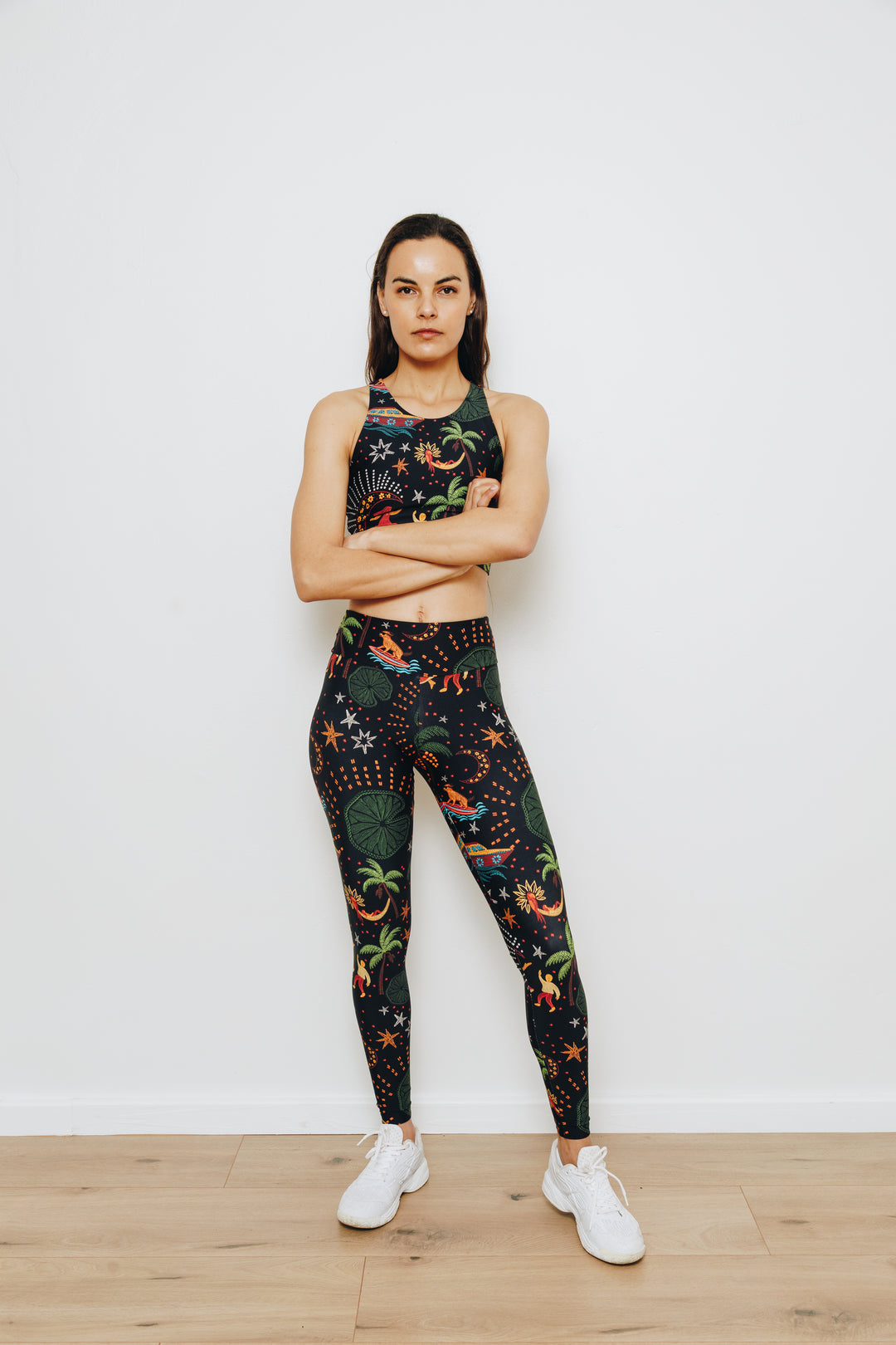 Moonlight Tropics Full Length Leggings