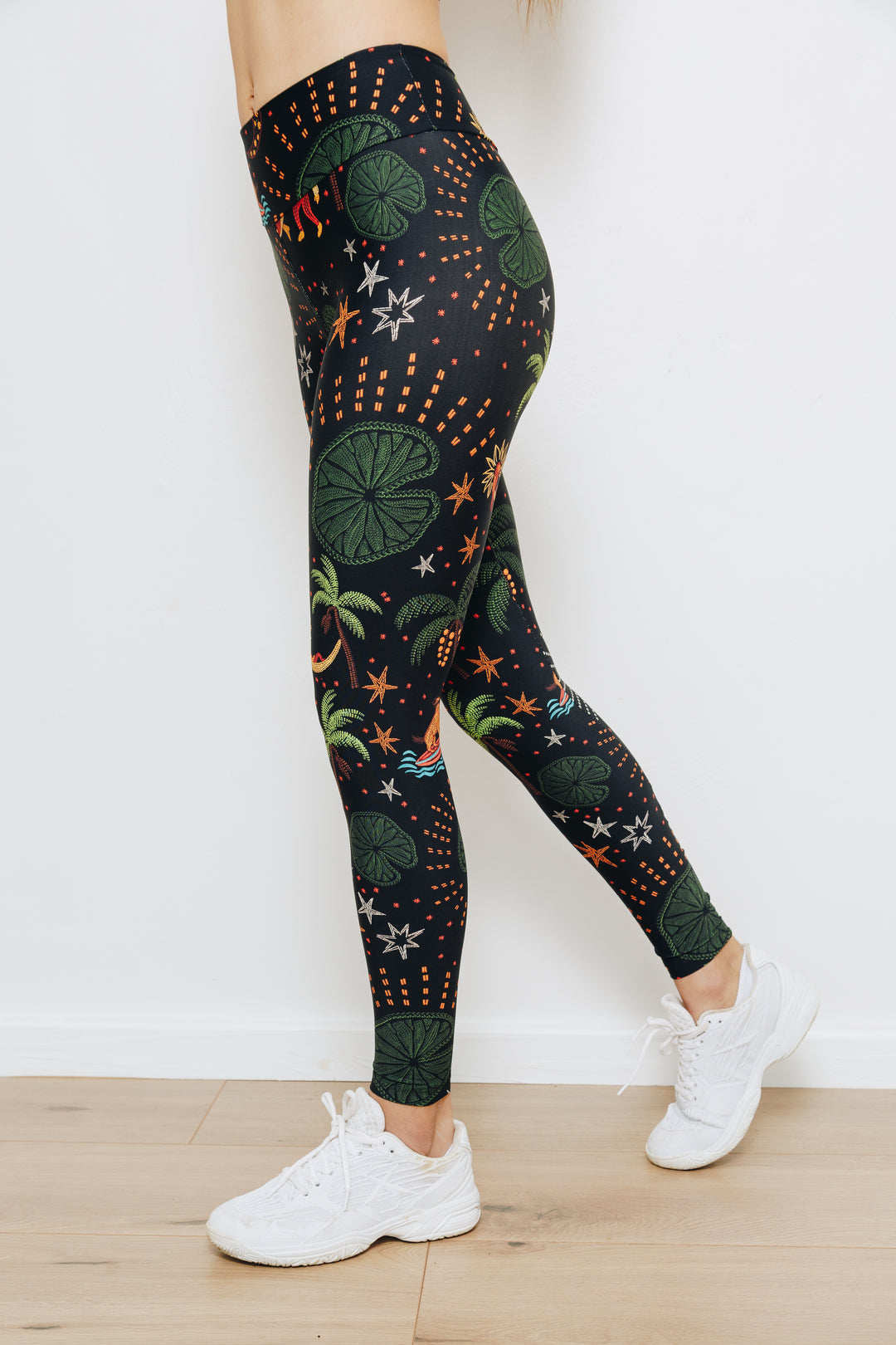Moonlight Tropics Full Length Leggings