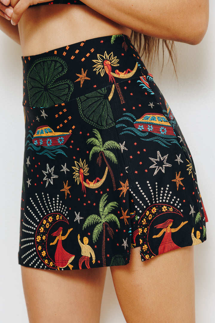 Moonlight Tropics Skort