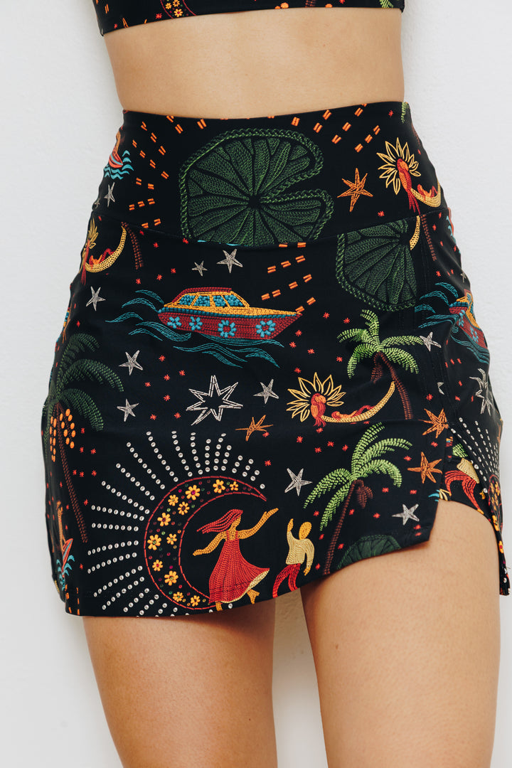 Moonlight Tropics Skort