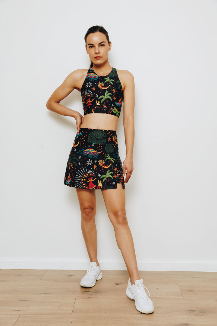 Moonlight Tropics Skort