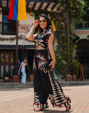 Farm Rio Coconut Tree Pantaloon Pants