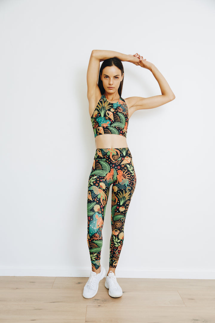 Seaside Serenade Full Length Leggings