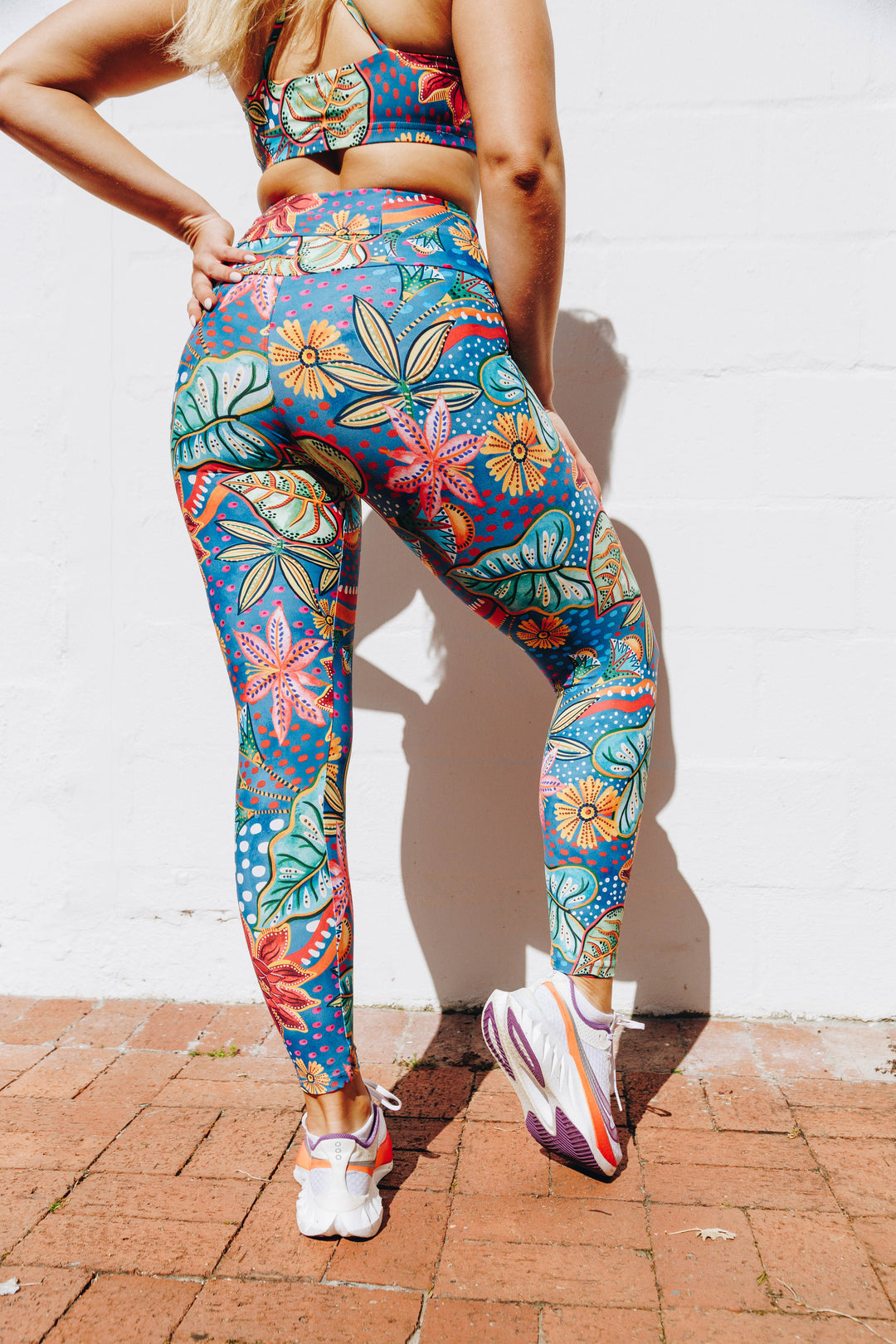 Spring into Summer 7/8 High Waist Leggings with Pocket