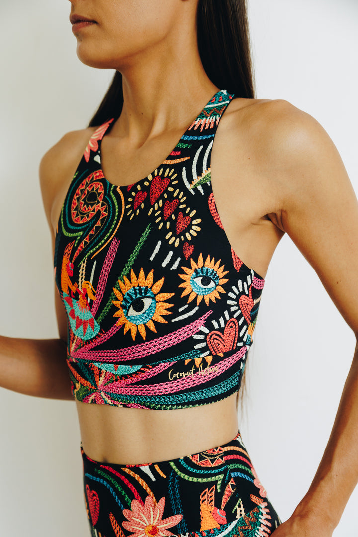 Starlight Samba Longline Medium Impact Bra