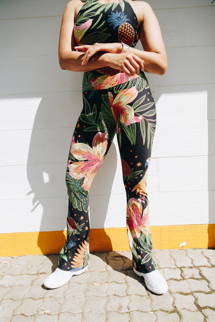Tropical Melody Flare Leggings