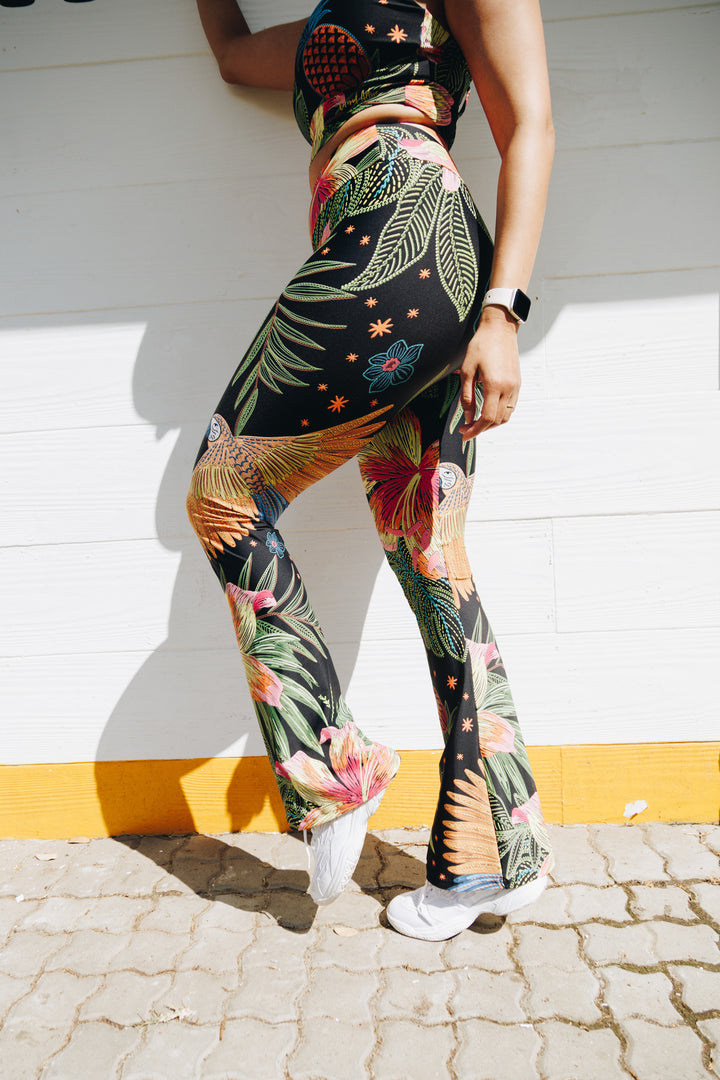 Tropical Melody Flare Leggings
