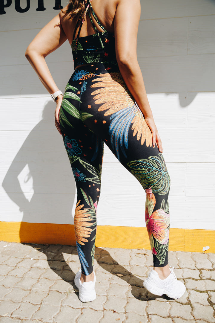 Tropical Melody Full Length Leggings