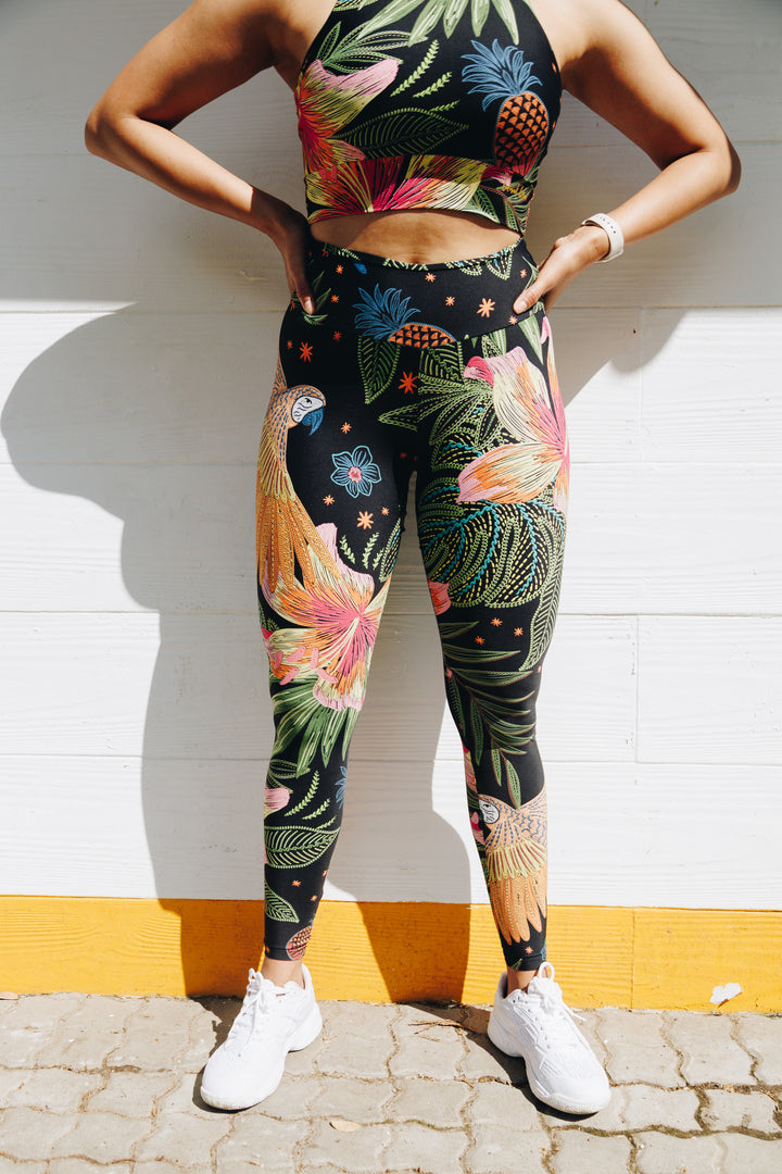 Tropical Melody Full Length Leggings