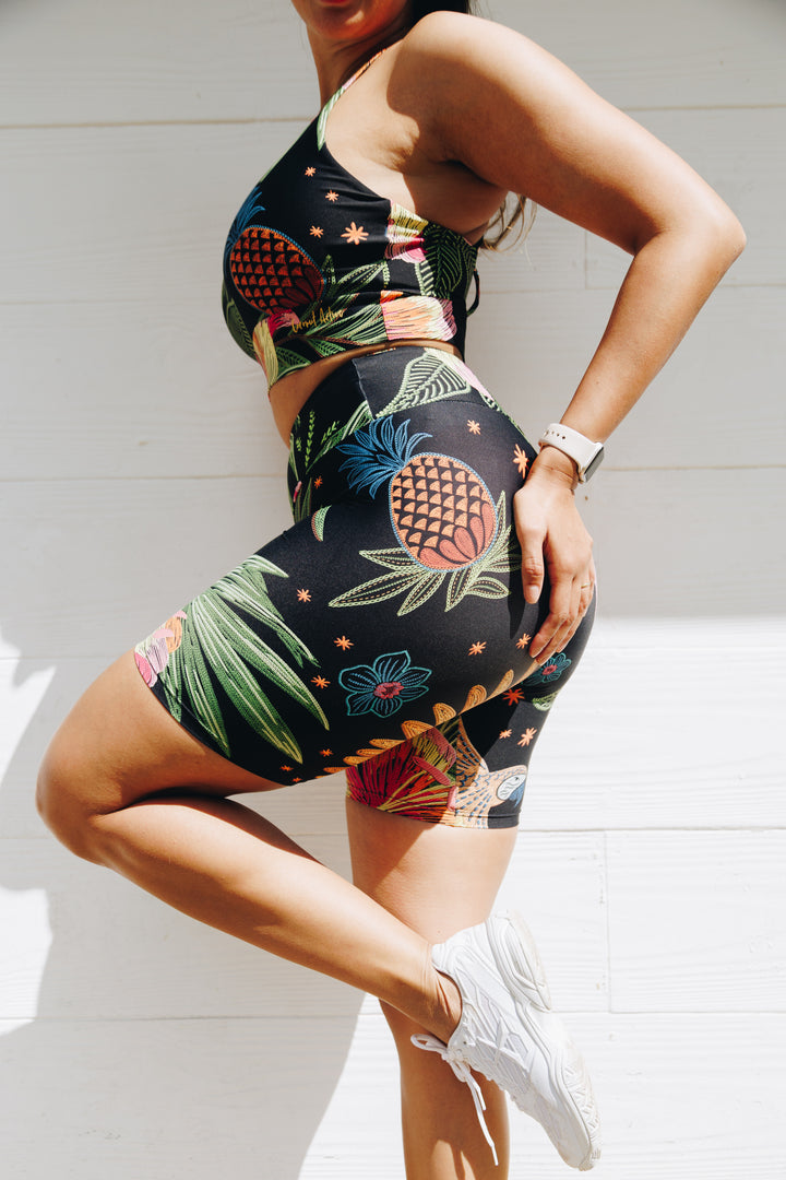 7" Tropical Melody Midi Shorts