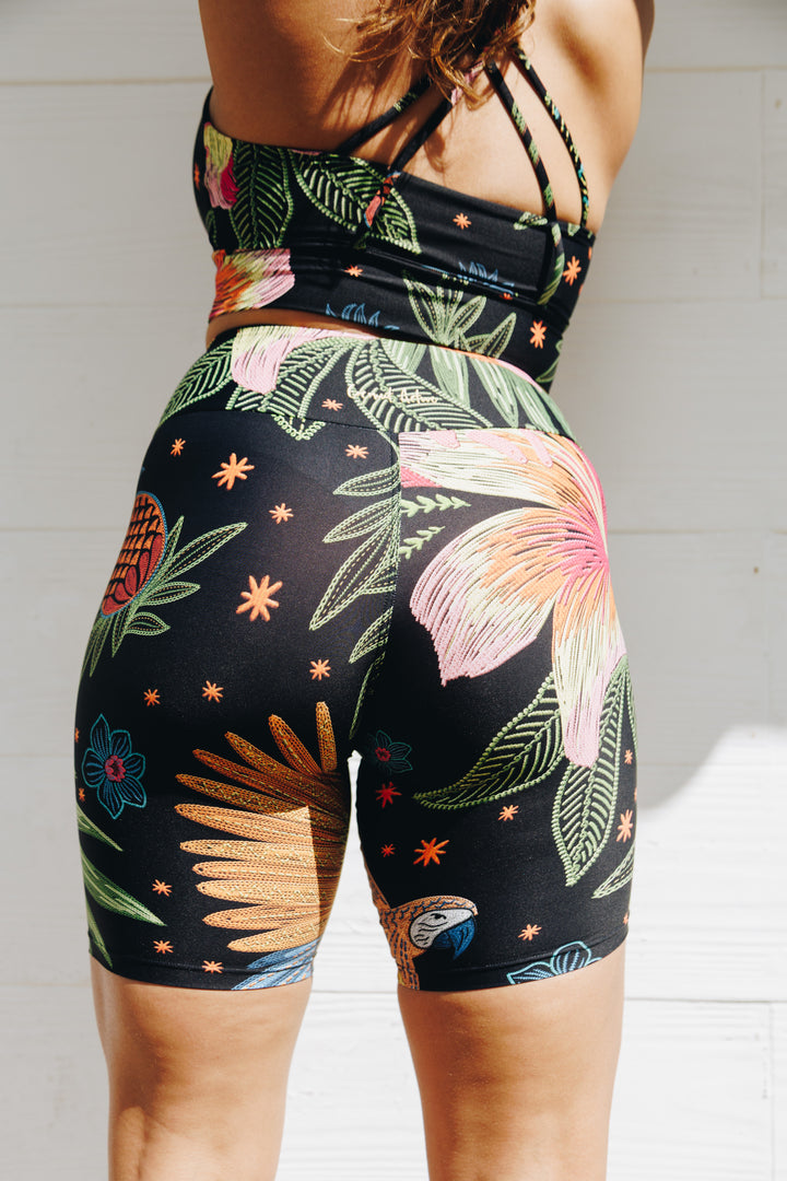 7" Tropical Melody Midi Shorts