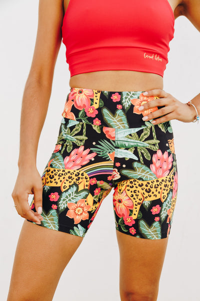 Cheetah Palms Trailblazer Shorts - NEW