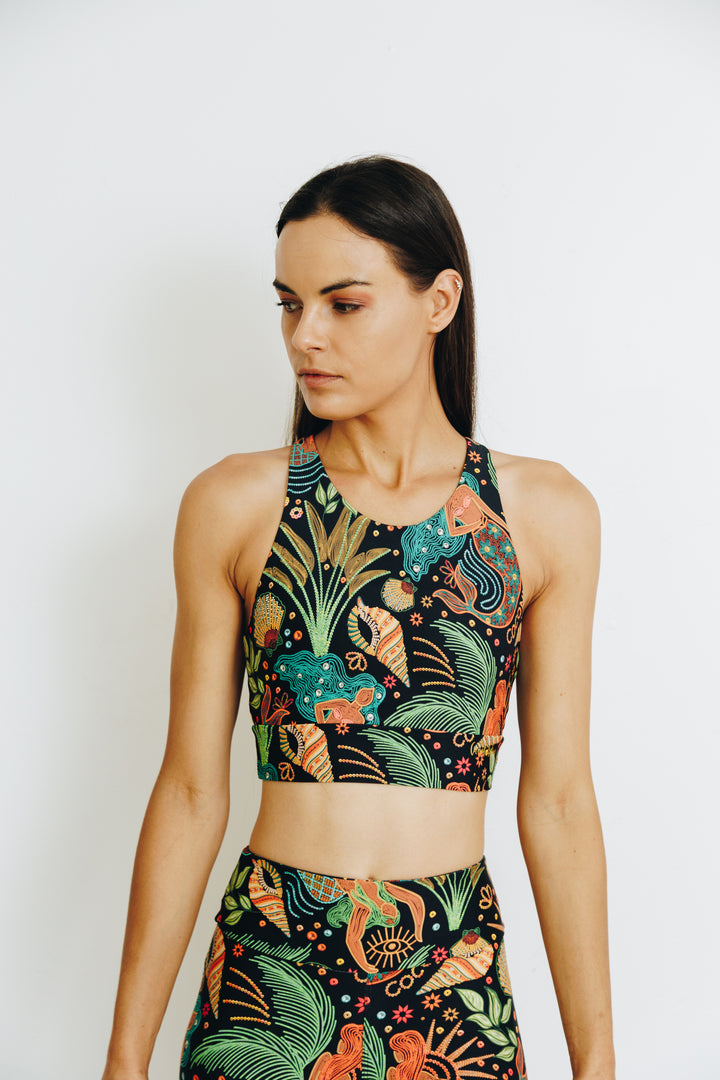 Seaside Serenade Longline Medium Impact Bra