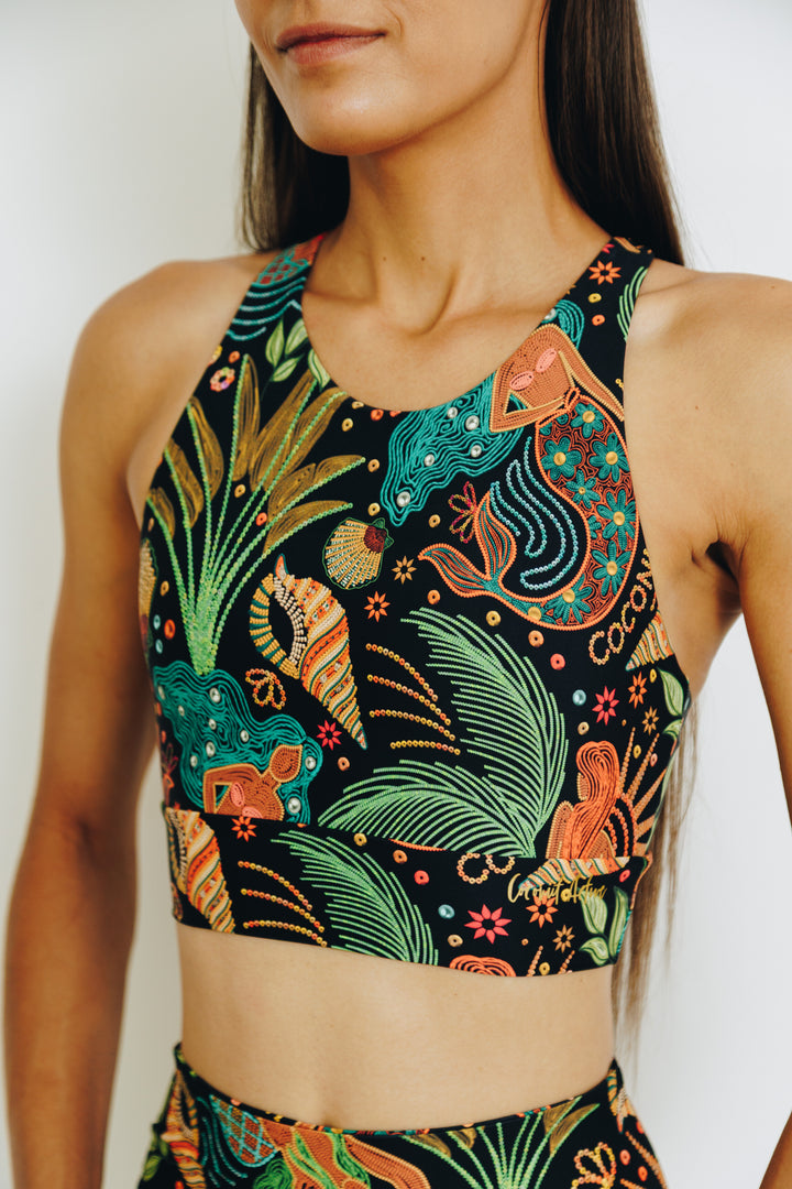 Seaside Serenade Longline Medium Impact Bra