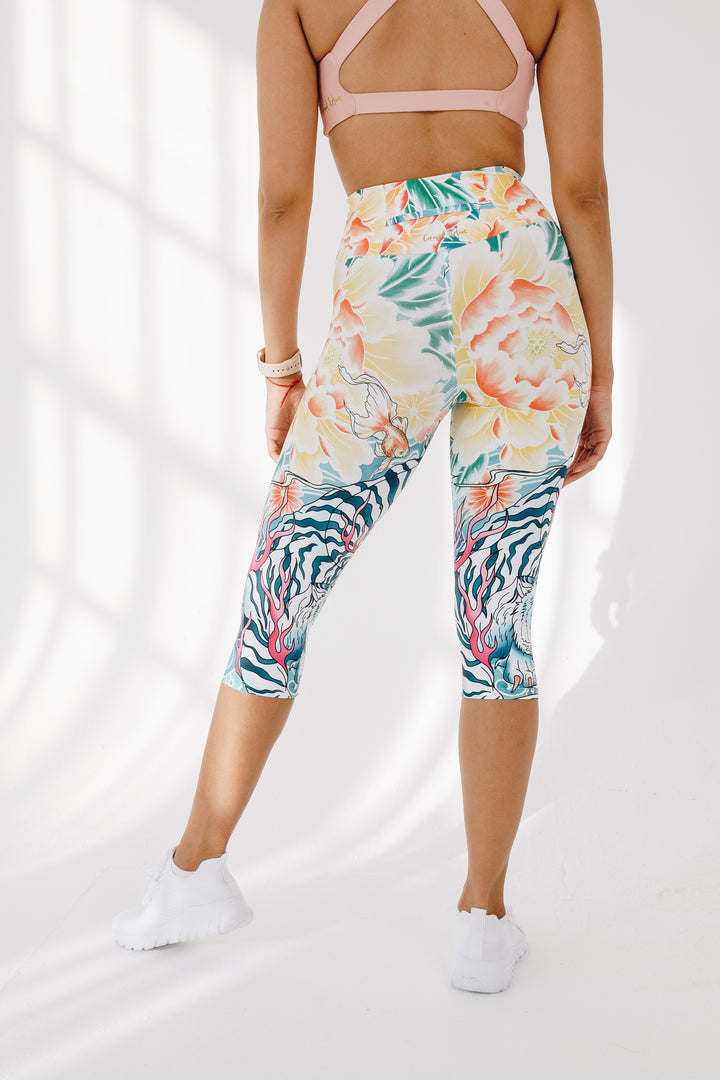 Release your Inner Dragon 3/4 High Waist Leggings with Pocket