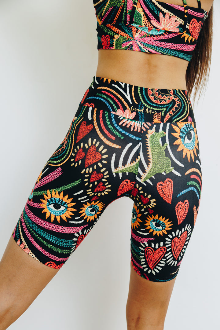 7" Starlight Samba Midi Shorts