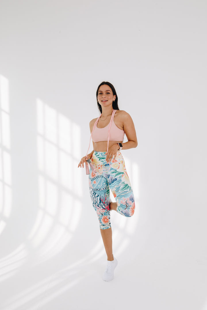 Release your Inner Dragon 3/4 High Waist Leggings with Pocket