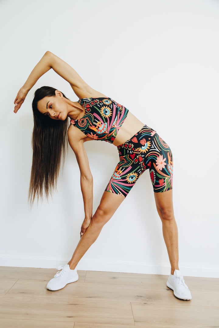 7" Starlight Samba Midi Shorts