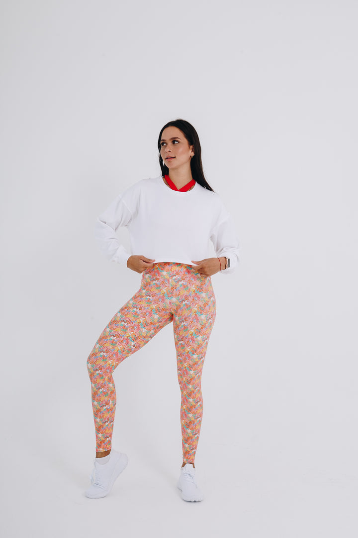 Field of Daisies Full Length Leggings