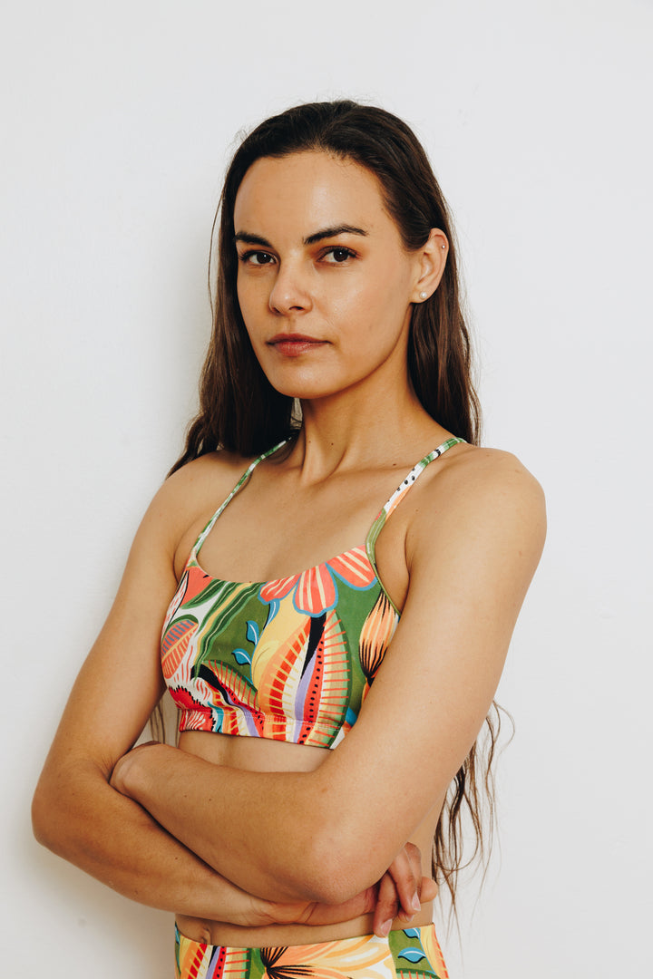 Island Bloom Parade Lunar Low-Impact Adjustable Bra