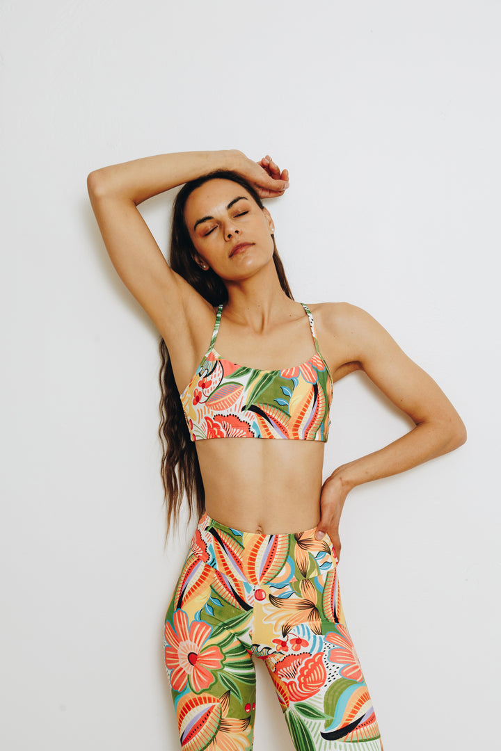 Island Bloom Parade Lunar Low-Impact Adjustable Bra