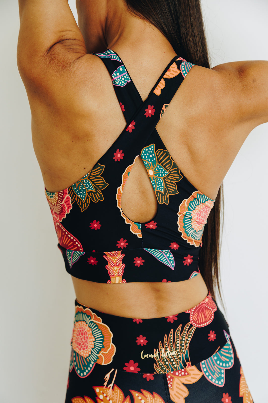 Pink Palms Emmy Medium Impact Bra