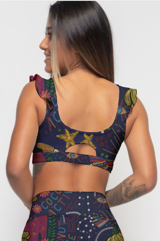 Tropical Love Ruffle Bra