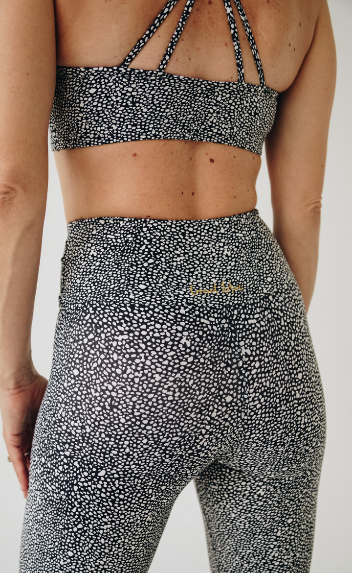 Night Sky Mesh Panel Medium Impact Bra